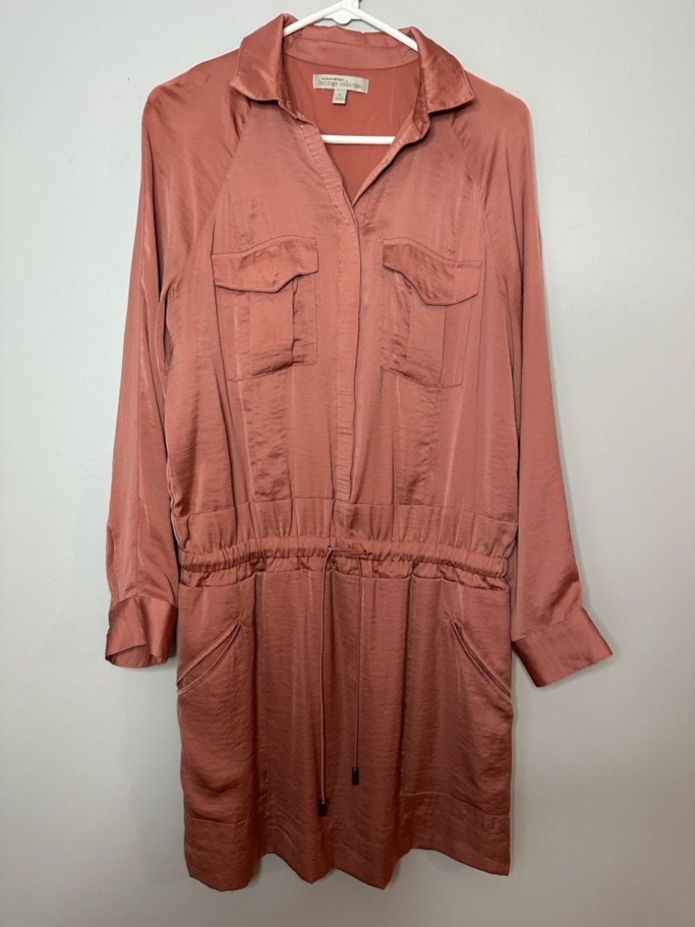 Banana republic Silky Blouson Shirt Dress size 8